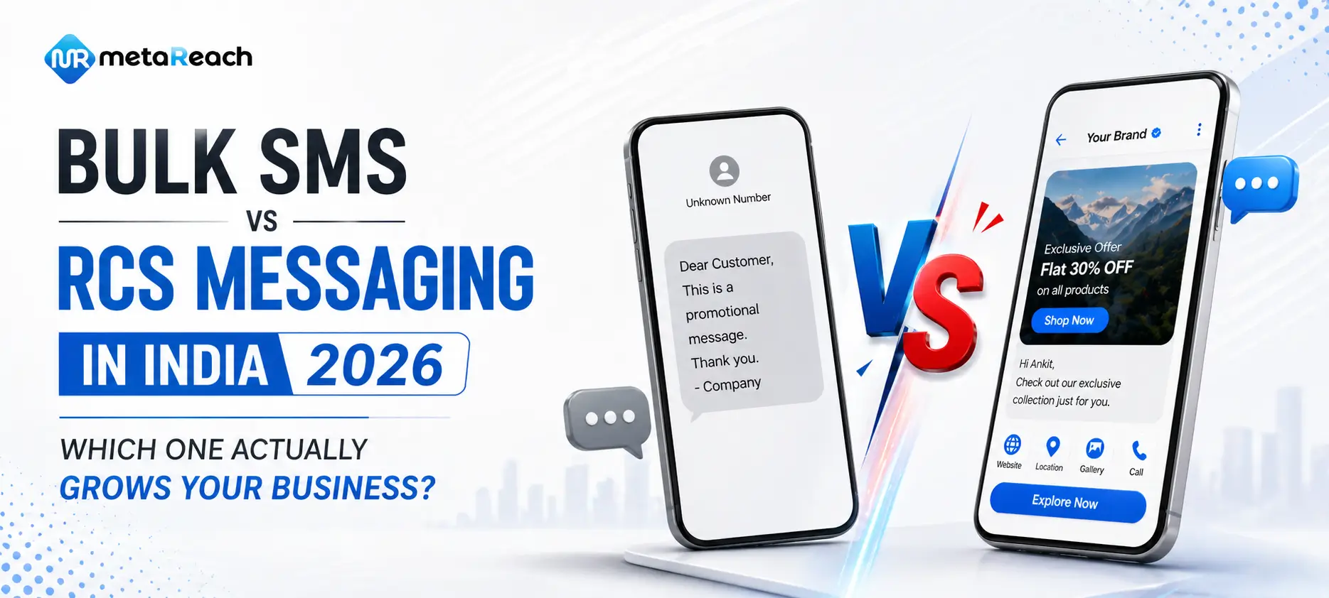 Bulk SMS vs RCS Messaging India 2026 — Which One Grows Your Business?