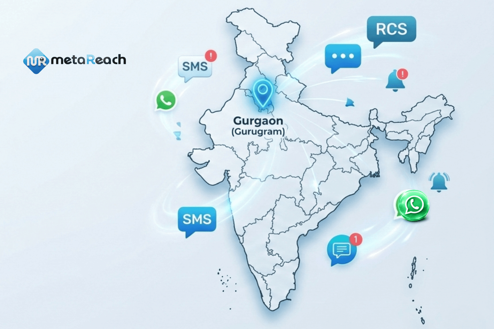 Bulk SMS Service Provider in Gurgaon - Meta Reach Marketing trusted Gurugram SMS gateway