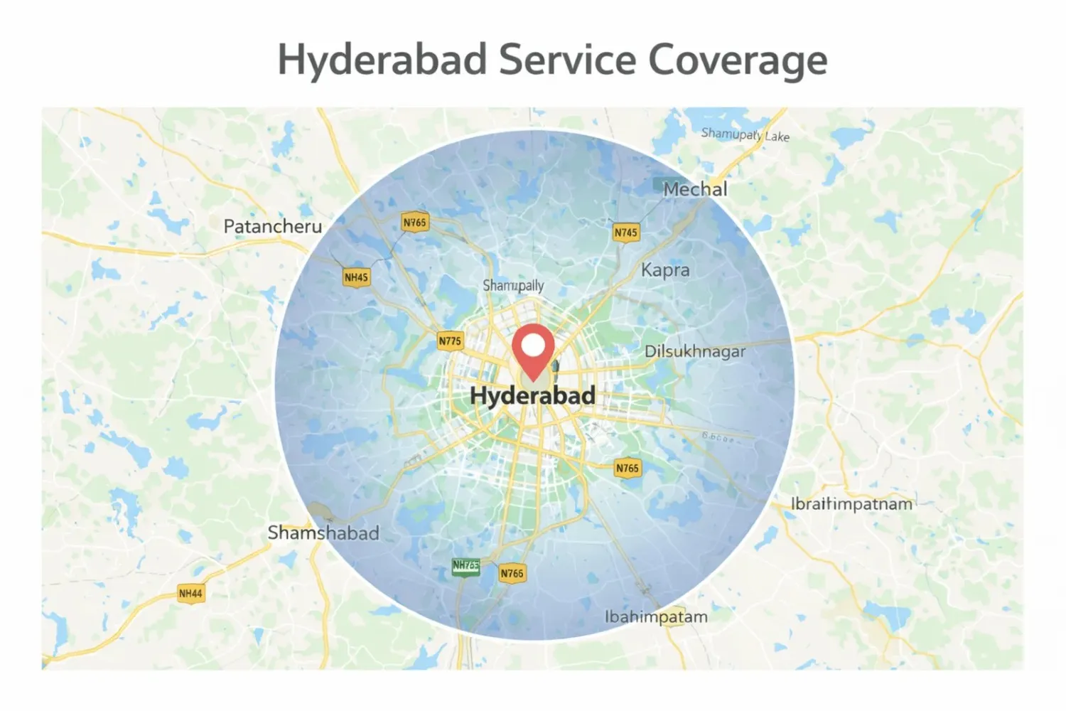 Digital marketing service areas in Hyderabad