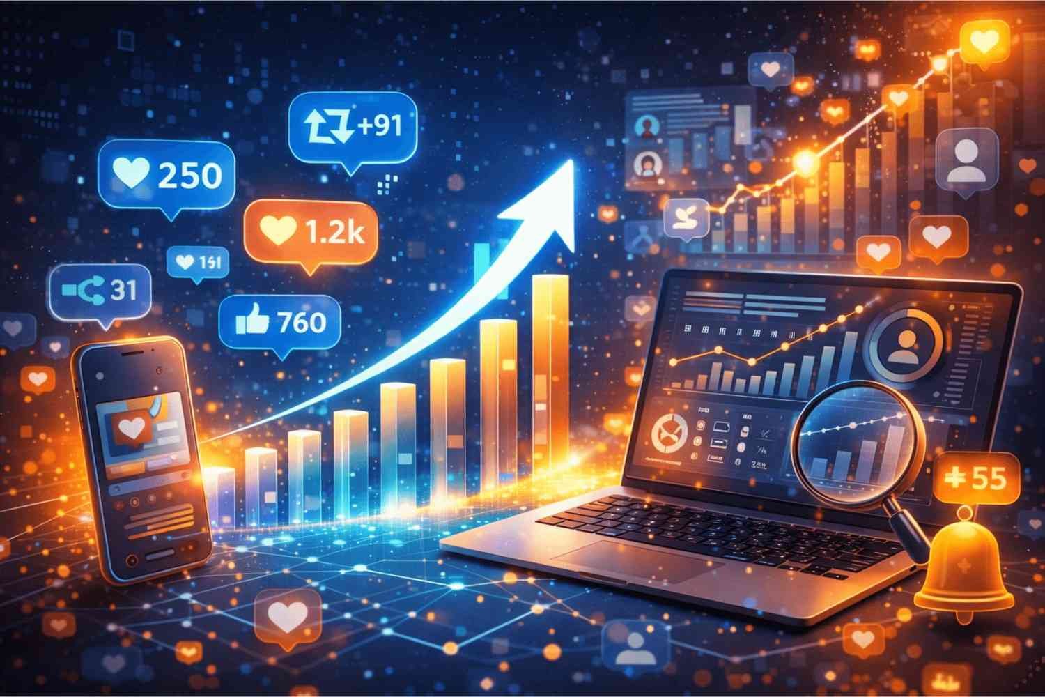 Social media marketing growth in Hyderabad