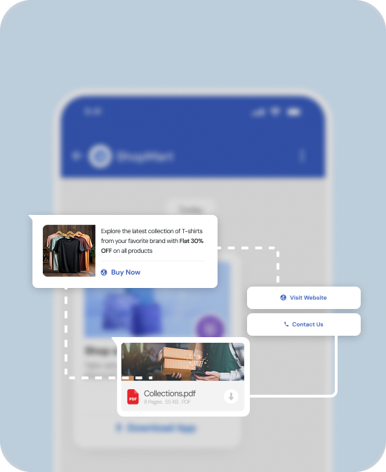 RCS Rich Messaging hover