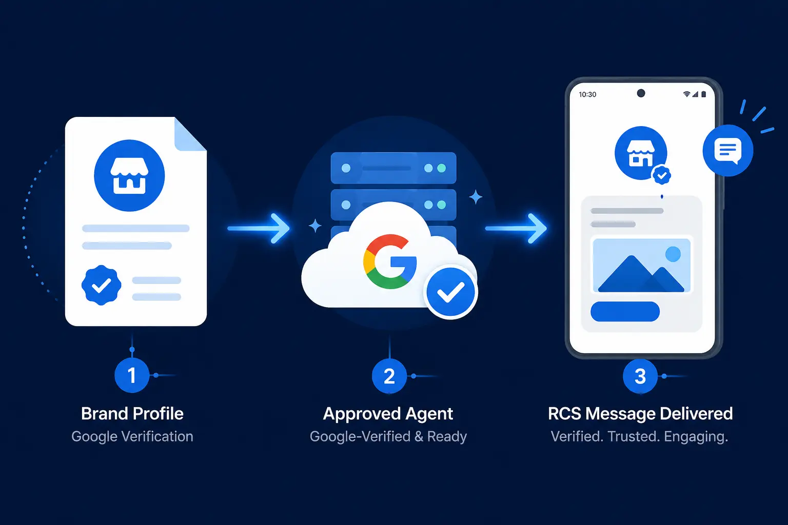 Google RCS Business Messaging Setup Process India